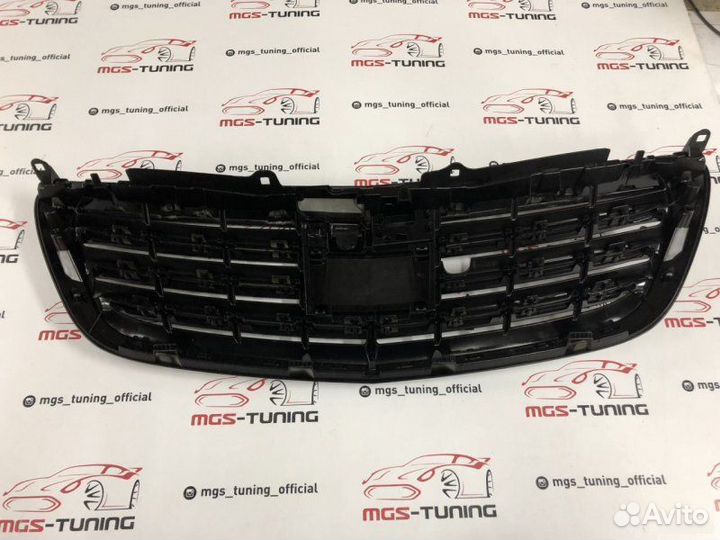 Решетка на Mercedes s-class w222 в стиле AMG black