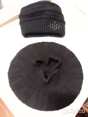 Берет женский чёрный