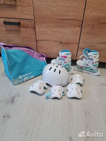 Коньки детские раздвижные 26-31