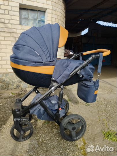Коляска adamex 3 в 1 бу