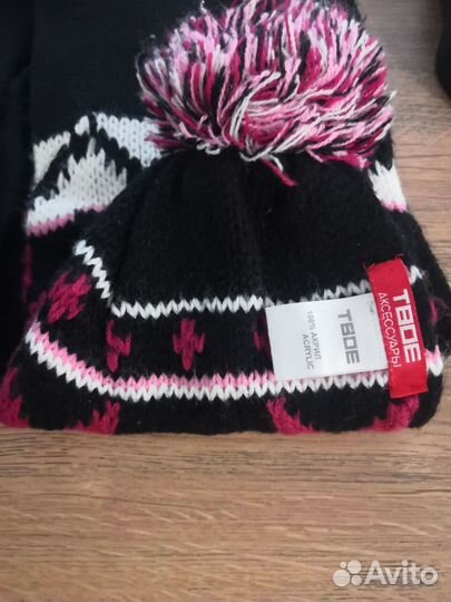 Шапка и шарф - набор