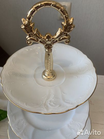 Этажерка для фруктов новая фарфор