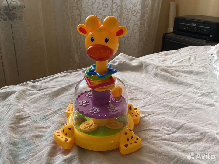 Юла Жираф Baby Go Игрушки 6-12 месяцев