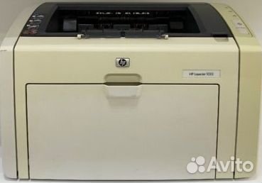 Принтер лазерный чб HP 1022
