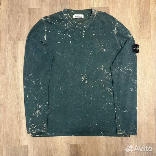 Stone island off dye sweatshirt