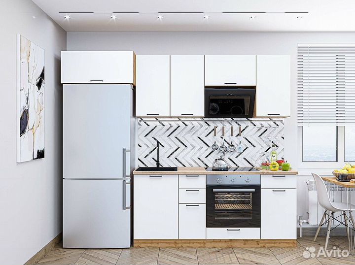 Кухня Флэт White In 2S