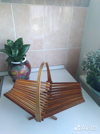 Ваза деревянная для выпечки