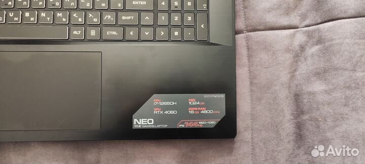 Игровой ноутбук Ardor Gaming NEO G17-I7ND315