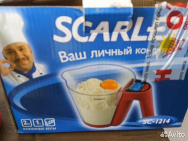 Весы кухонные scarlett SC-1214