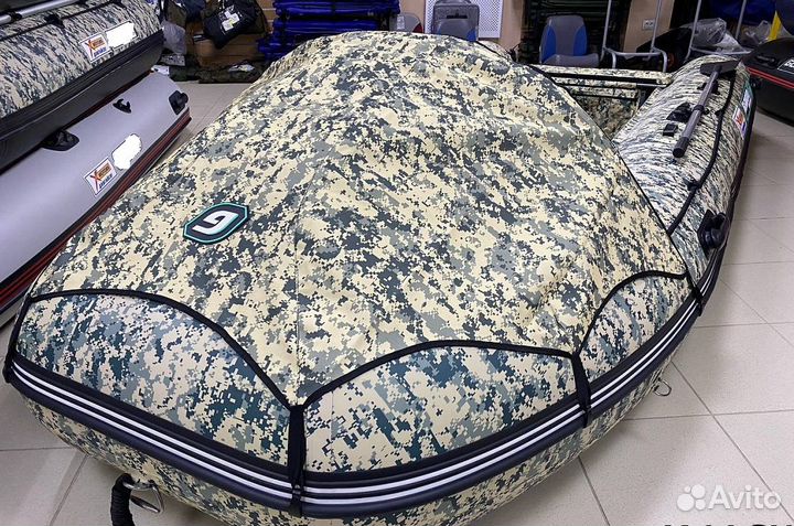 Надувная лодка gladiator E420 AIR C нднд camo