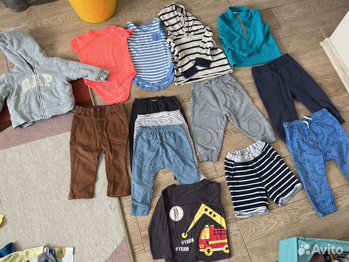 Вещи пакетом на 12-18 месяцев H&m, Gap и др