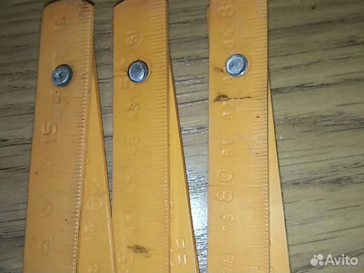 Перья,метр пласм.складной (ссср) б/у