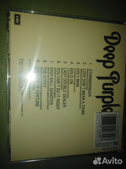 Deep Purple - Stormbringer фирменный CD