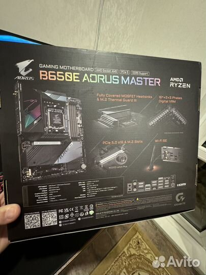 Материнская плата gigabyte B650E aorus master