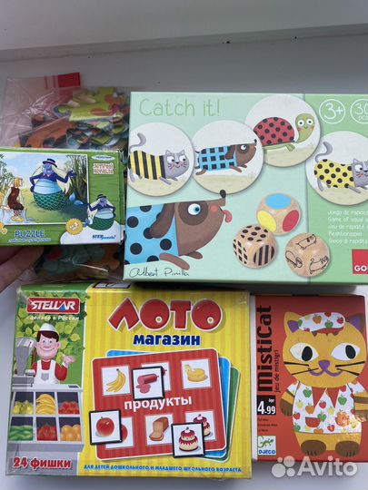 Развивающие игрушки от 3 лет пазлы лото и тд
