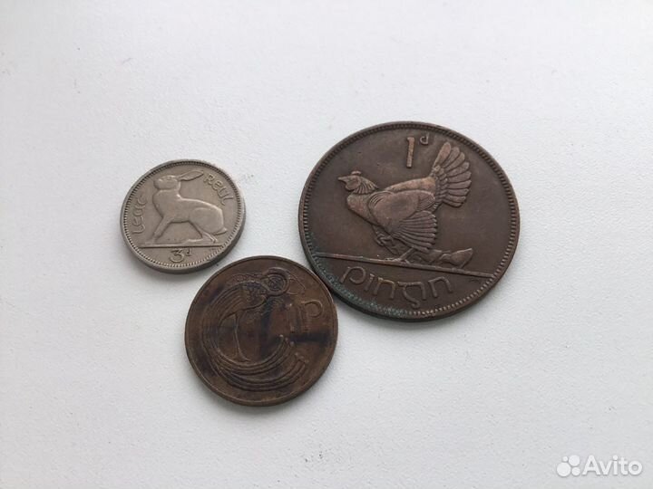 Монеты Исландии, Мальты и Ирландии