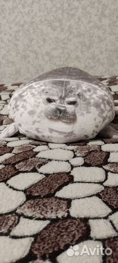 3D игрушка-подушка тюлень (морская корова, нерпа)