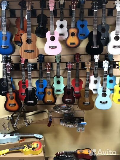 Гитары Укулеле. Муз.магазин блэк-нота
