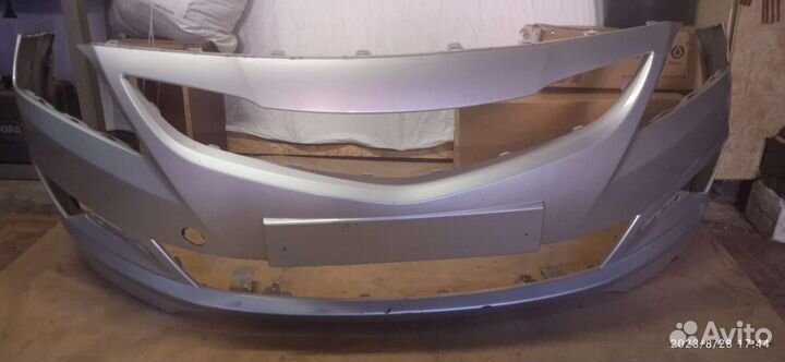 Бампер Солярис 1 рестайлинг 2016 год