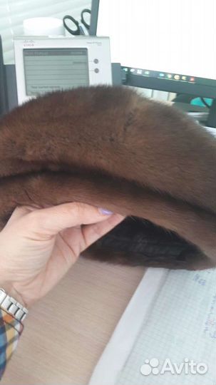 Женский норковый берет