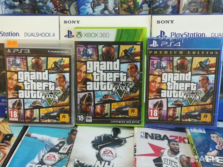 Гта 5 на Xbox 360, one, PS3, PS4