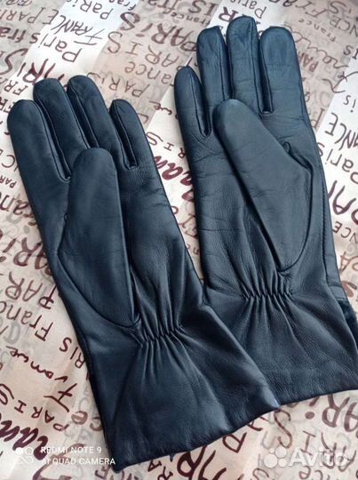 Перчатки женские кожаные новые