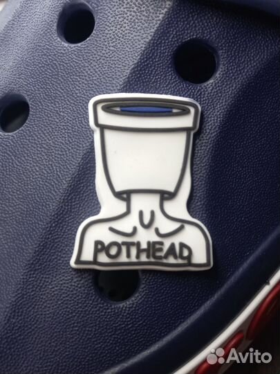 Джиббитс Pothead 1 шт для Crocs значок пин