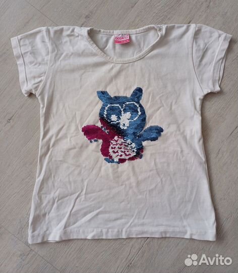 Футболки пакетом 122 128 для девочки