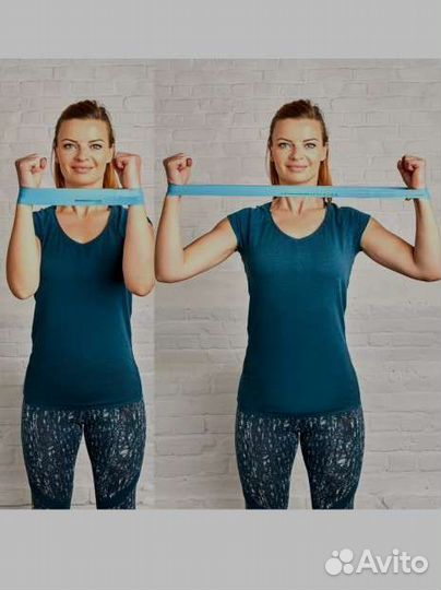 Фитнес экспандер (резиновая гантеля) 3 шт. набор