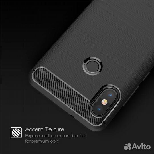 Чехол на Xiaomi Redmi Note 5, чёрный 5.99 дюйм