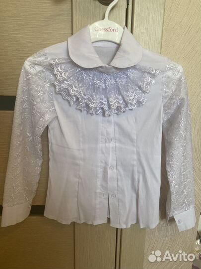 Школьная блузка 128