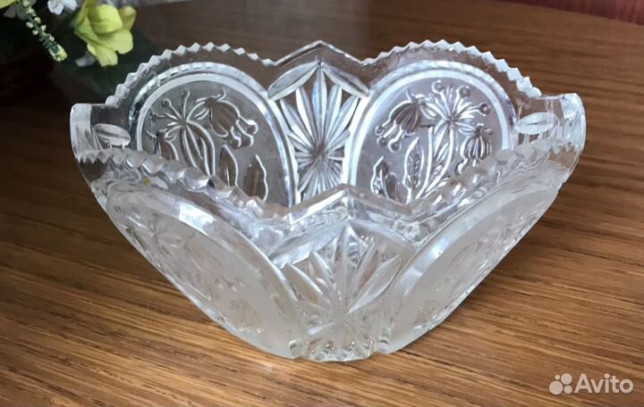 Салатники хрустальные