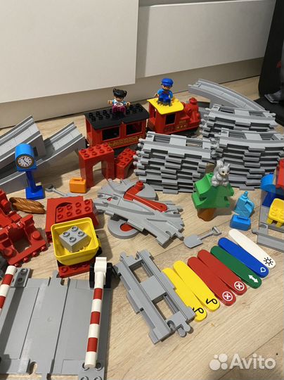 Lego duplo поезд на паровой тяге