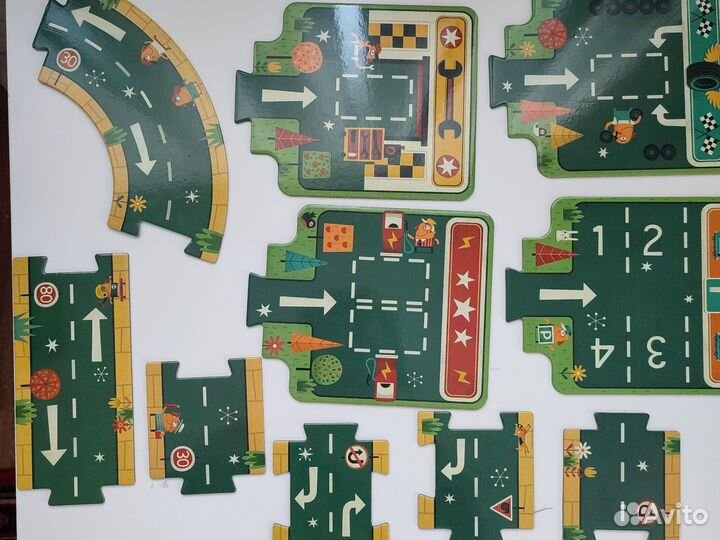 Djeco пазл гигант Трассы