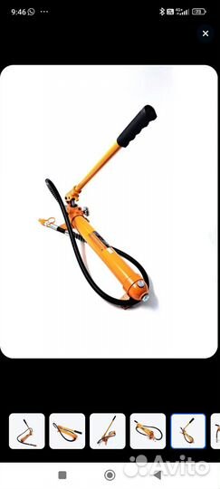 Гидравлический насос с шлангом 10 т