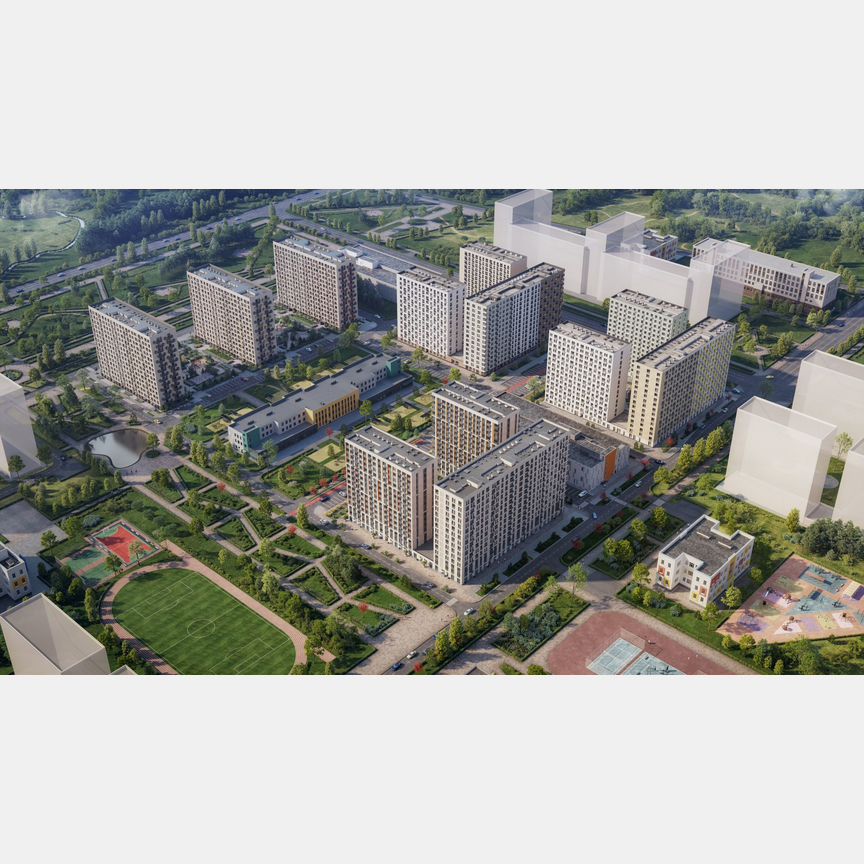 2-к. квартира, 54 м², 2/15 эт.