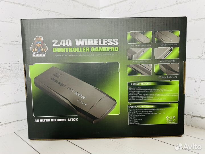 Новая Игровая Приставка Game Stick 4k lite 64gb