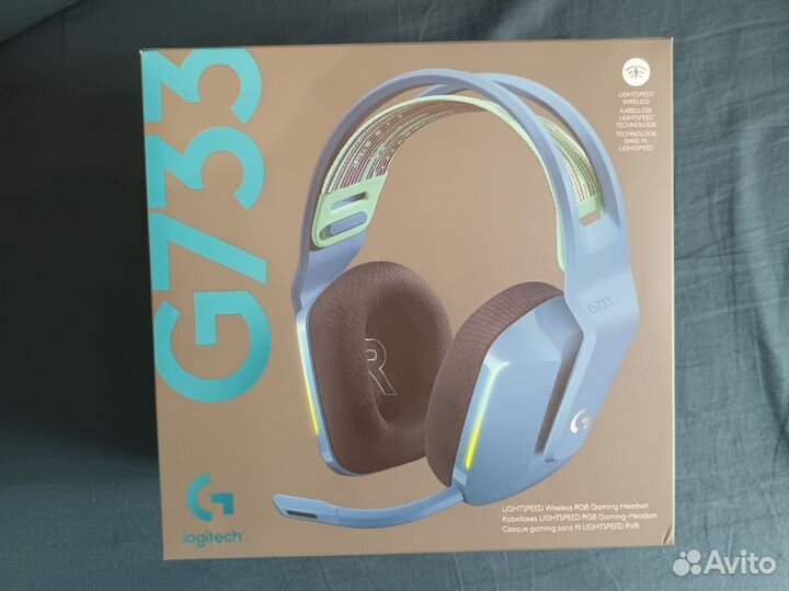 Беспроводные Logitech G733 (Синие)