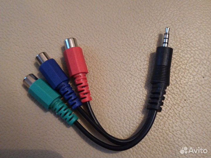 3RCA адаптер папа мама