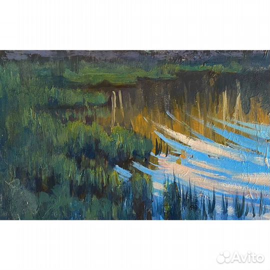 Картина маслом Этюд Пейзаж