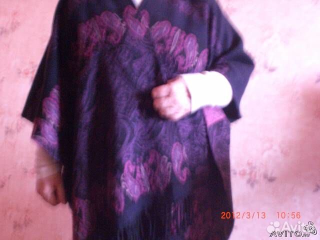 Пончо-палантин, элегантно, уютно, удобно