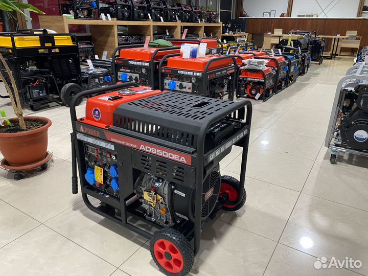 Генератор бензиновый 6 кВт, 7 кВт, 8 кВт, 9 кВт