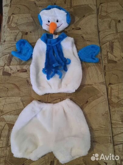 Новогодний костюм снеговика