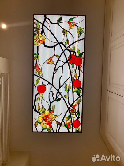 Витражный потолок 