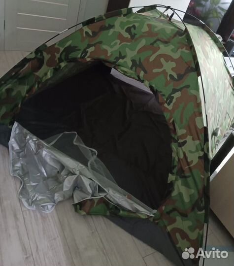 Палатка туристическая 3 местная новая