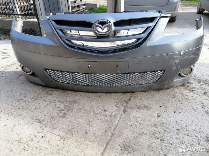 Бампер передний мазда MPV 2001 г
