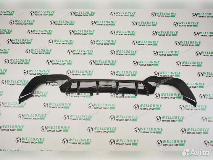 Диффузор задний BMW 3 G20 Agressor черный глянец