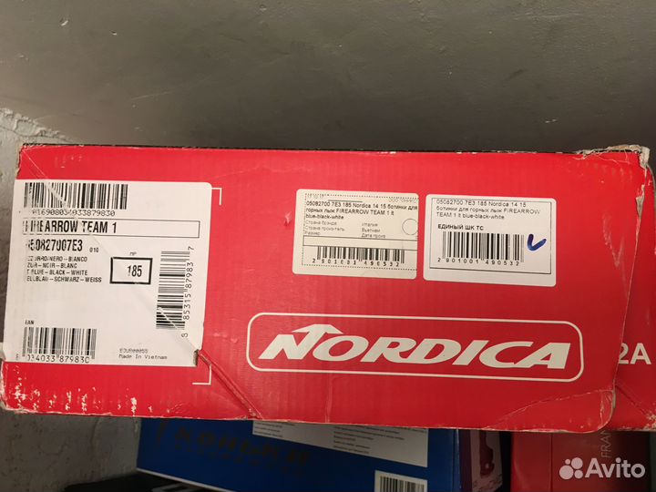 Горнолыжные ботинки детские 18,5 Nordica