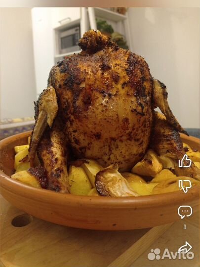 Курница(для курицы)жаровня/курник/ростер