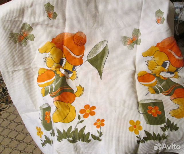 Ткань СССР Вафелька для Полотенец хлопок отрезы